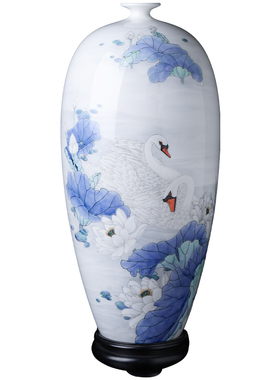 东方泥土和和美美德化白瓷手绘