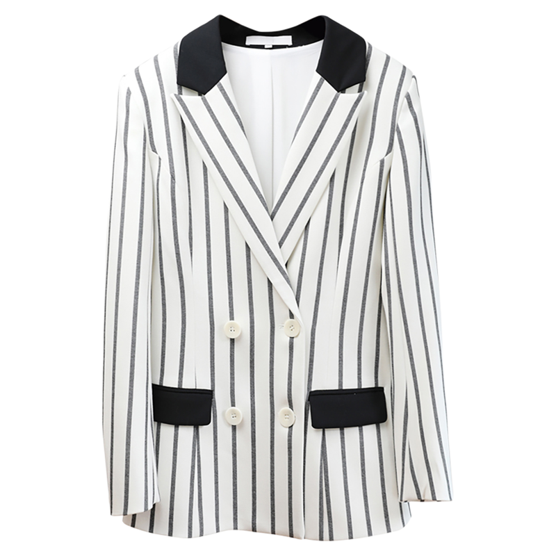 西装外套女中长款修身气质西服秋