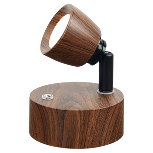 中古风壁灯led免接线卧室磁吸充电式床头灯走廊过道客餐厅氛围灯