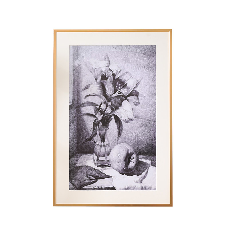 时格铝合金素描画框装裱相框定制
