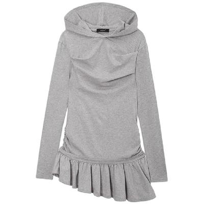 LCDC X LOOKNOW设计师品牌2025年秋季新款连帽长袖连衣裙女