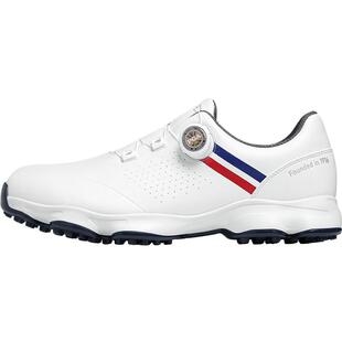 美国PGA 宽版高尔夫球鞋男士专业运动鞋防滑旋钮鞋带男鞋防水鞋子