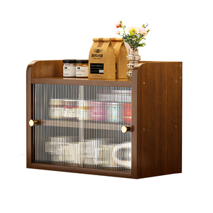 杯架实木餐桌台面收纳茶杯咖啡杯水杯架子杯子收纳架餐边柜置物架