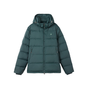 【男女同款】GANT/甘特2025冬季连帽短款鸭绒宽松美式休闲羽绒服