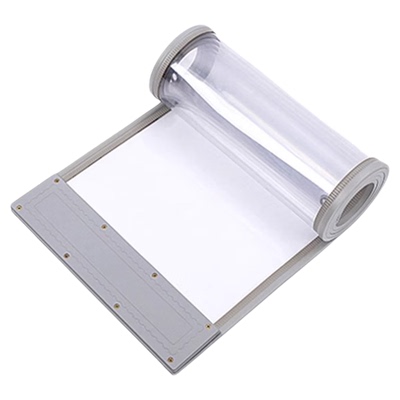 磁吸透明门帘自动闭合隔断冷暖