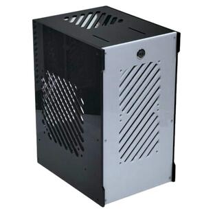 乐造迷你ITX机箱SFX电源便携式电脑主机箱黑白色小机箱