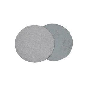 金牛5寸植绒砂纸3寸4寸7寸9寸白砂打磨片圆形干磨抛光自粘沙纸片