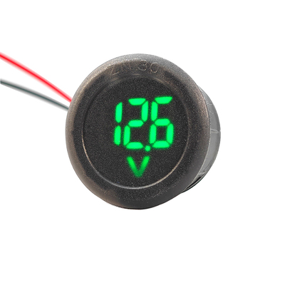 圆形电压表直流4-100v数显仪表