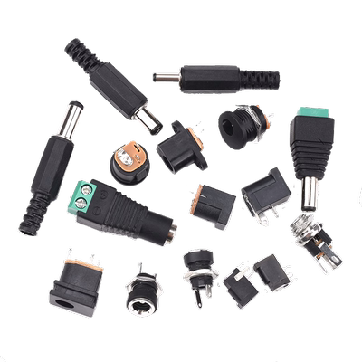 量大批发dc电源插座插头母座公头