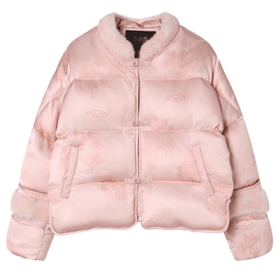 【墨韵·暖羽】白鹿语新中式国风盘扣羽绒服25秋冬新款保暖外套