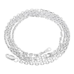 s925银角链男女生锁骨链批角链单链子十字链长款毛衣链配吊坠链子