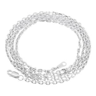 s925银角链男女生锁骨链批角链单链子十字链长款毛衣链配吊坠链子