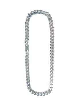 钛钢锁骨链男永不褪色古巴链