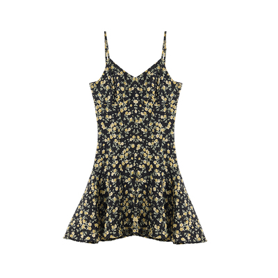 JOCOCHIC碎花吊带连衣裙