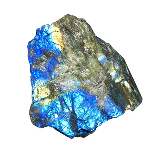 天然灰月光石蓝彩光拉长石原矿原石标本摆件雕刻毛料原矿鱼缸摆件