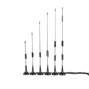 CDMA/GPRS/GSM/LTE/3G/4G 全向高增益吸盘天线接收发射SMA内针