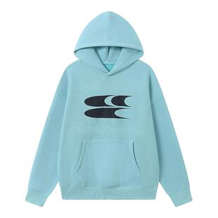 CryingCenter26秋冬经典Logo连帽套头加绒卫衣复古中性哭喊中心