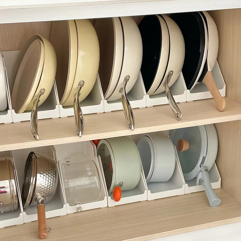 厨房收纳神器锅盖架置物架橱柜锅收纳盒架水槽收纳物分层具储架下
