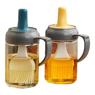 把手油刷耐高温油刷油瓶一体调料瓶厨房烧烤烙饼神器刷硅胶刷刷子