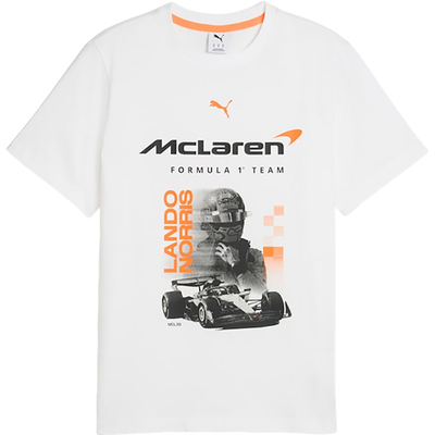 Puma/彪马正品MCLAREN迈凯伦男士透气经典运动短袖T恤637451-02