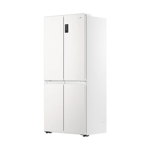 海尔出品490L超薄零嵌入式十字对开四门一级能效无霜家用统帅冰箱