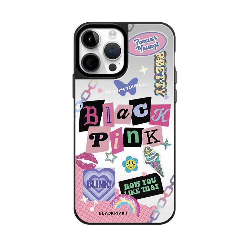 BLACKPINK韩国女团标签适用于苹果18 17 16Pro Max手机壳iPhone12 13 14 15Pro/plus磁吸Air防摔保护套