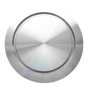 ISO高真空盲板304不锈钢63法兰80片100固定160堵头200挡板250卡盘