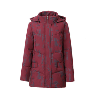 奶奶冬装羽绒服加厚中老年人外套女70岁80老太太衣服长款妈妈棉袄