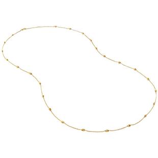 Monica Vinader莫妮卡伴月星轨椭圆珠项链颈链毛衣链经典高级素链