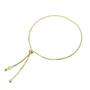 S925纯银穿珠手链路路通带针可调节伸缩手串珍珠DIY银饰材料配件