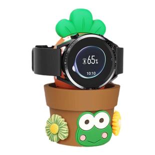 适用华为手表GT6盆栽充电支架Watch5/Fit4/4pro/GT5Pro手表充电支架GT5荣耀4底座Magic2/buds充电架子