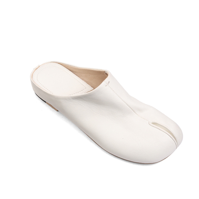 水洗马皮Tabi分趾拖平底猪蹄凉拖