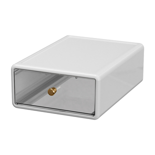 桌面抽屉式收纳盒办公桌面文件放置架a4纸张打印纸储物盒大容量