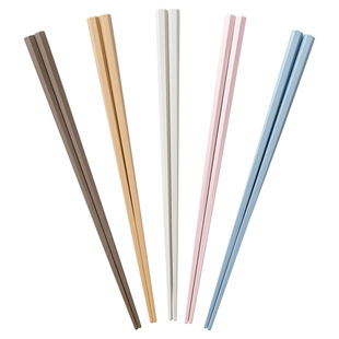 日本进口sunlife筷子套装家庭分餐高颜值日式尖头筷防滑防菌筷子