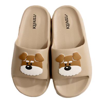 快鹿大童室内居家卡通防滑凉拖夏