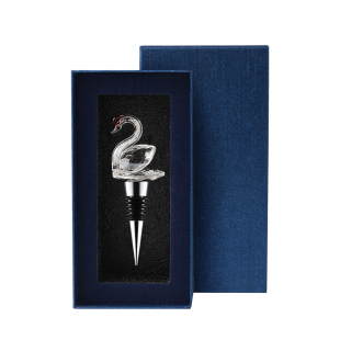 创意水晶防尘塞天鹅形葡萄酒瓶塞水晶球红酒塞欧式香槟塞家用酒塞