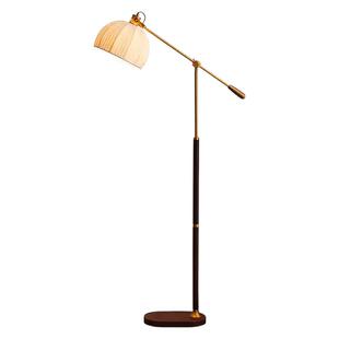 法式中古风落地灯客厅卧室床头灯美式复古轻奢高级感氛围立式台灯