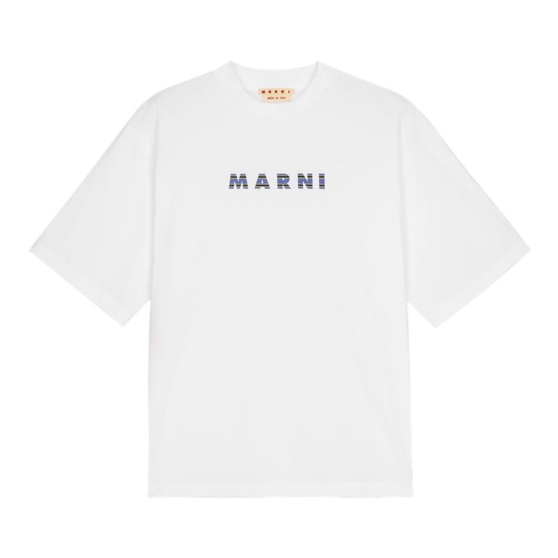 【首降】MARNI 2025春夏新品男士LOGO休闲T恤衫
