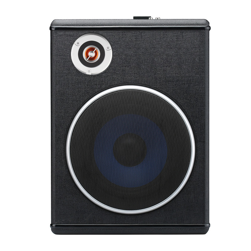 车载蓝牙音响12v重低音炮汽车专用24V货车音箱带无线话筒唱歌K歌