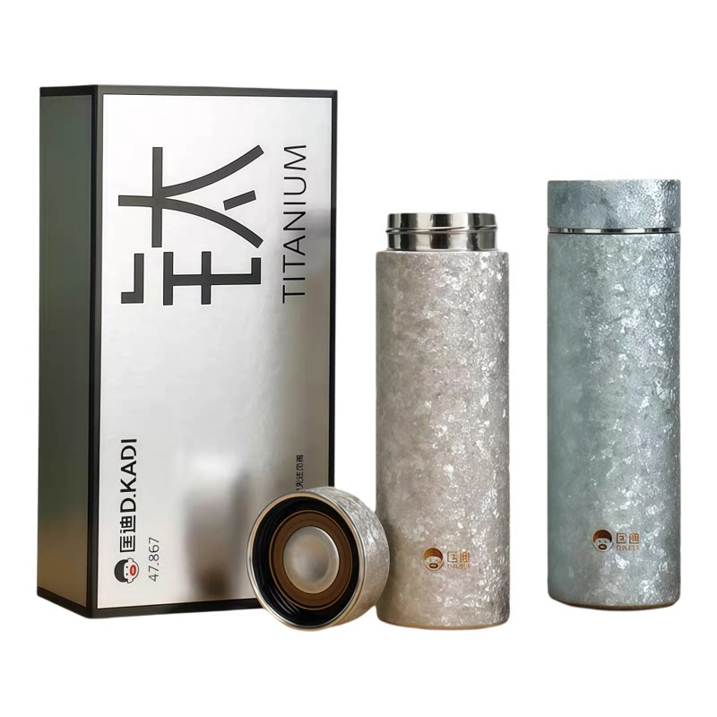 匡迪真空钛杯保温杯焖茶泡茶水杯保冷/保温杯