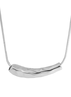 简约时尚百搭极简四季豆四季平安祝福通体纯银925锁骨链项链女