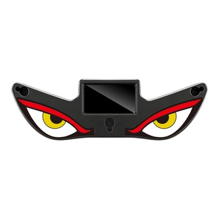 新款汽车恶魔之眼太阳能震动感应动态LED灯创意车载氛围灯USB充电