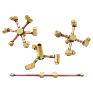 商用猛火炉灶芯旋风旋转3/4/6叉喷嘴中压煤气灶配件液化气喷头嘴