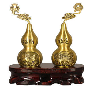 葫芦摆件家宅平安招财纳福安宅家用旺宅入户玄关貔貅家中客厅装饰