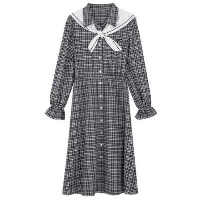 学院风MindBridge连衣裙