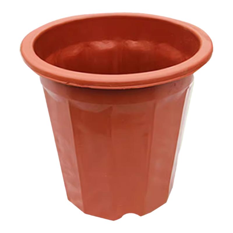 加厚塑料花盆圆形耐用种植盆家用绿植盆阳台多肉盆大小号苗圃花盆