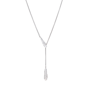 SUMIYAKI 碎光系列液态水滴素链抽拉式毛衣链小众高级长款项链女