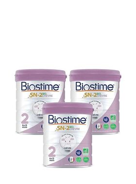 欧洲直邮Biostime合生元婴儿羊奶粉2段有机800g*3罐 (6-12个月)
