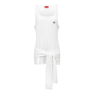 【特价清仓】GRKC吉尔卡克 绑带背心莱赛尔宽松收腰休闲无袖上衣