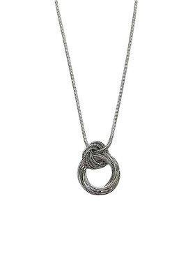 2025秋冬轻奢小众圆环长款毛衣链